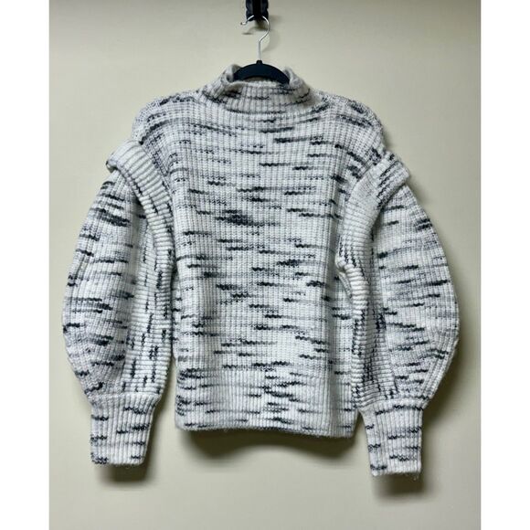 NWT VARLEY Belgrave Knit Dalmation Knit Super Soft Sweater, Sz XS - Picture 2 of 12